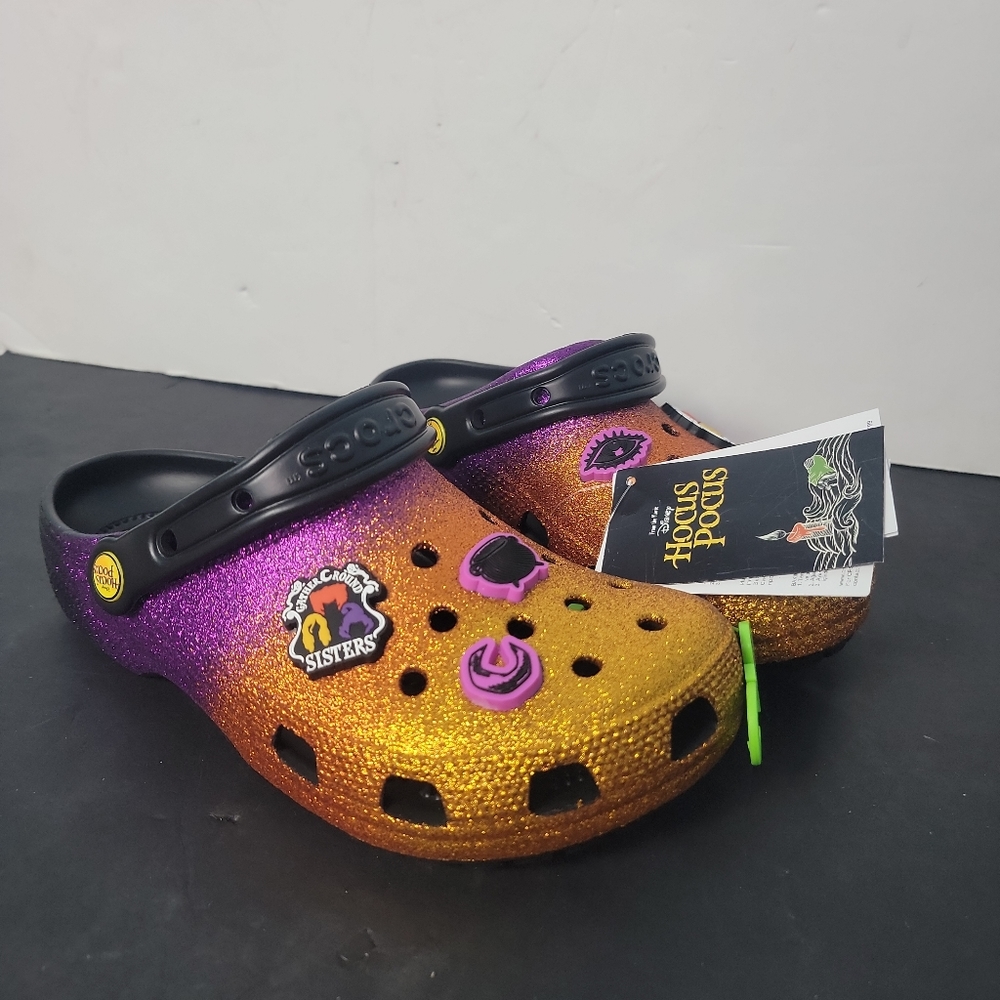 Disney Hocus Pocus Crocs Classic Women’s Halloween Shoes Size 7 8 9